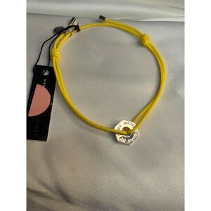 Marc by Marc Jacobs Safety Yellow Hex Nut Friendship Bracelet M5131089